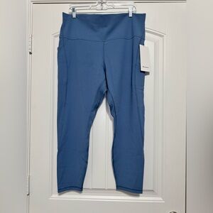 NWT Lululemon Align High-Rise Pant with Pockets 25" in Washed Denim Size 18